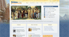 Desktop Screenshot of krishna.com