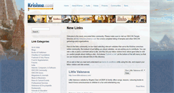 Desktop Screenshot of links.krishna.com