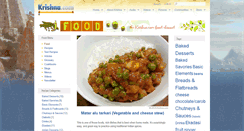 Desktop Screenshot of food.krishna.com